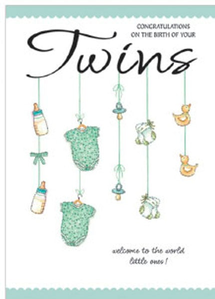 Baby Twins Card