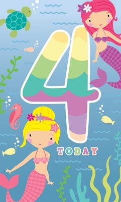 4 Today Mermaid Card