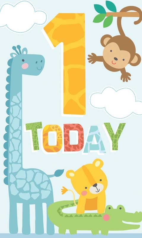 One Today Jungle Animals Card