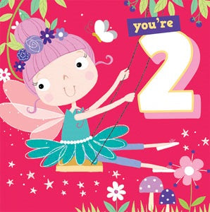 Fairy &quot;You&#39;re Two&quot; Card