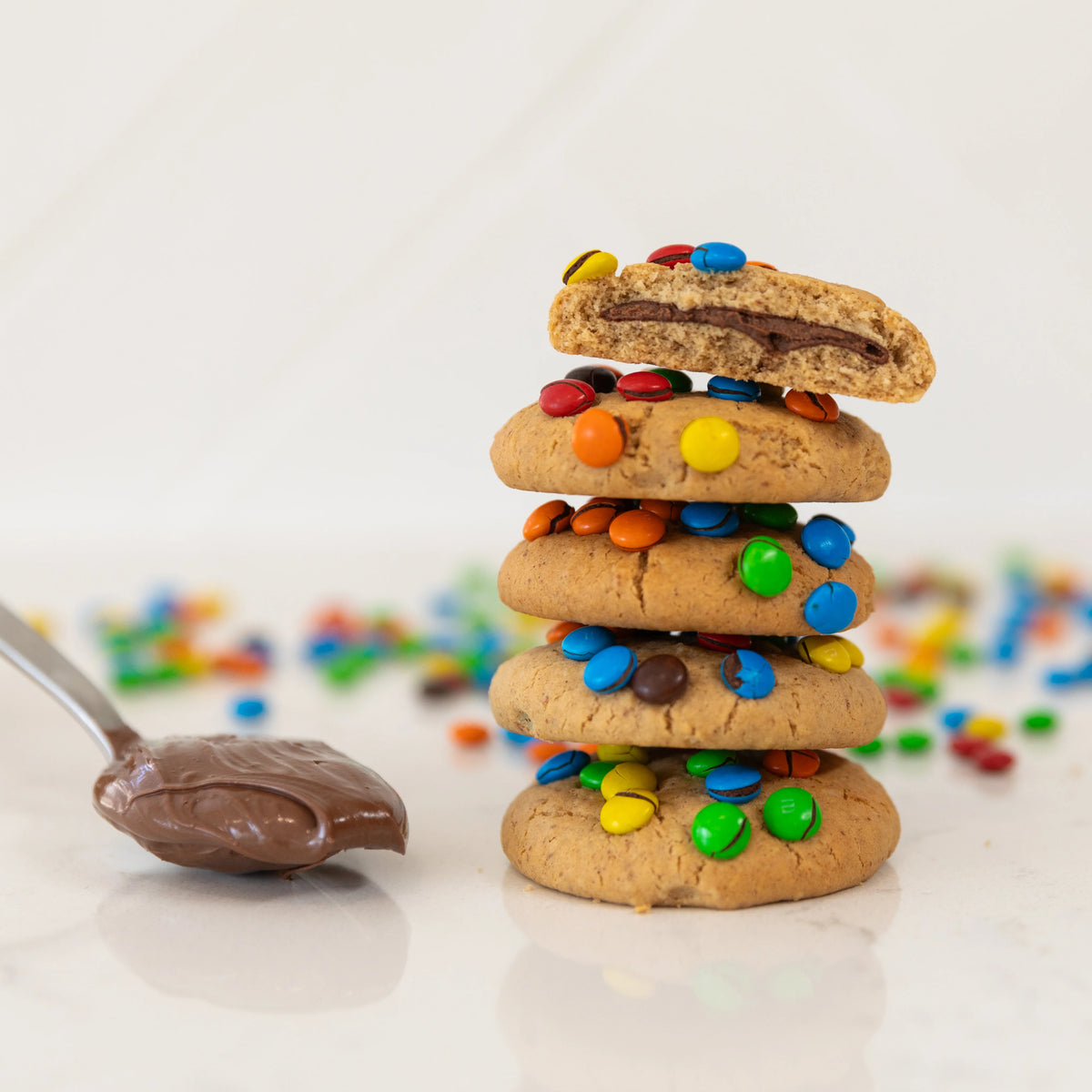 Milky Goodness Nutella & M&Ms Lactation Cookies