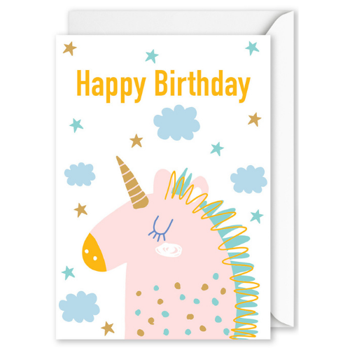 “Happy Birthday” Unicorn