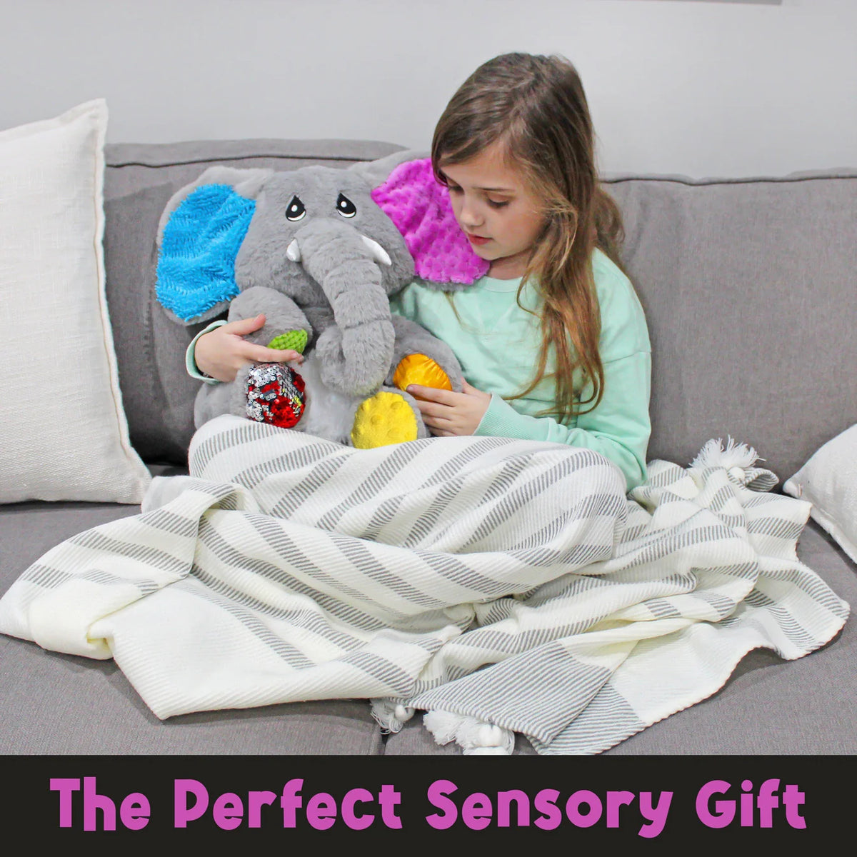 Meavia Sensory Plush Elephant