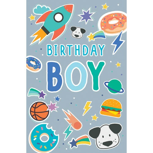 Birthday Boy Blue Card