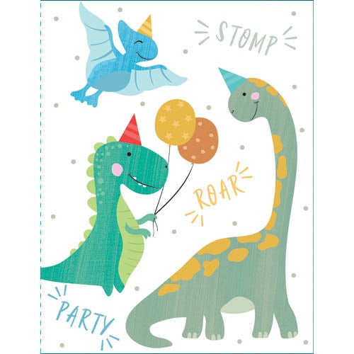 Stomp, Roar, Party Dino Mini Card