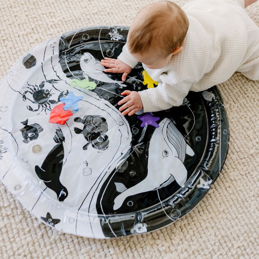 Young Wanderer Under The Sea High Contrast Sensory Water Mat