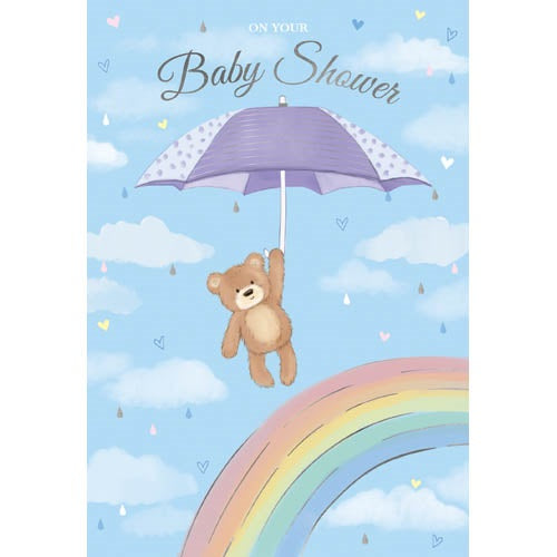 On Your Baby Shower Bear Card