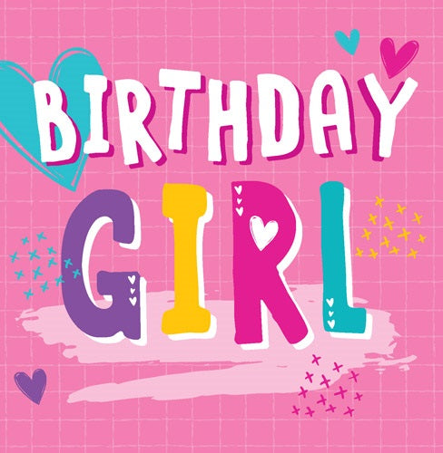 Birthday Girl Pink Small Card