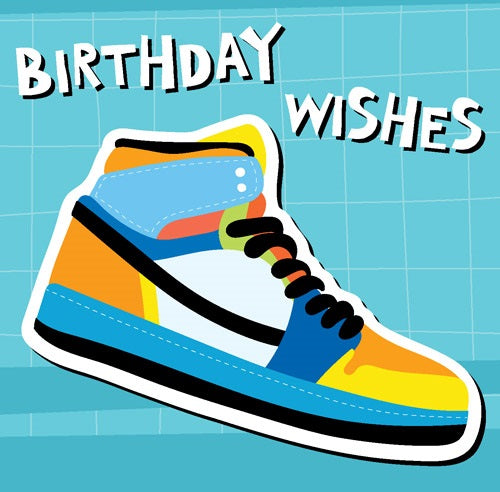 Birthday Wishes Shoe Small Card