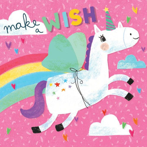 Make a Wish Unicorn Card