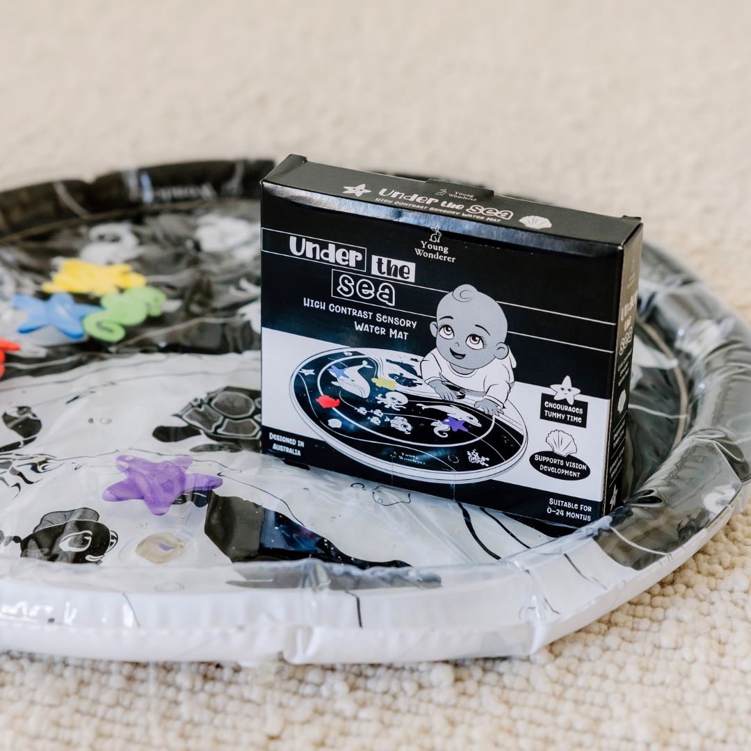 Young Wanderer Under The Sea High Contrast Sensory Water Mat