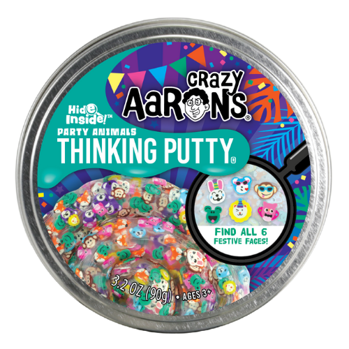 Crazy Aarons Thinking Putty - Hide Inside! - Party Animals