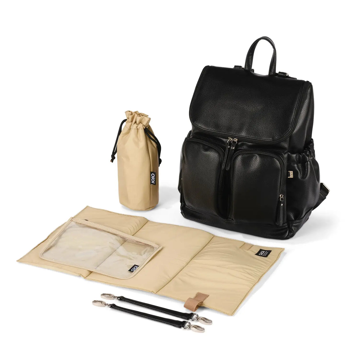 OiOi Backpack - Black Dimple