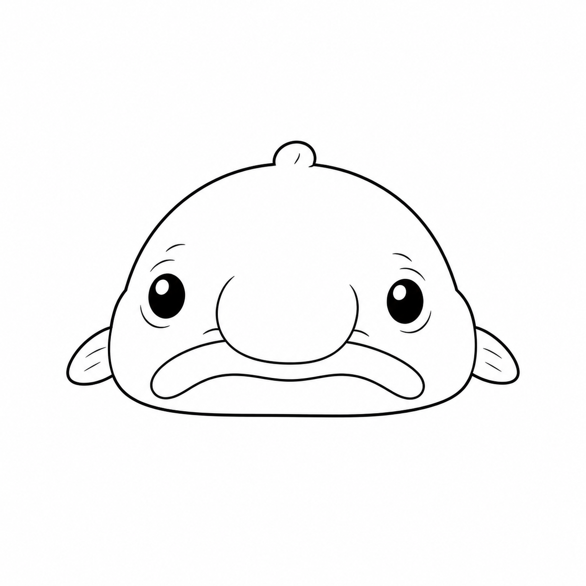 PRE-ORDER Squishy Translucent 13cm Blobfish