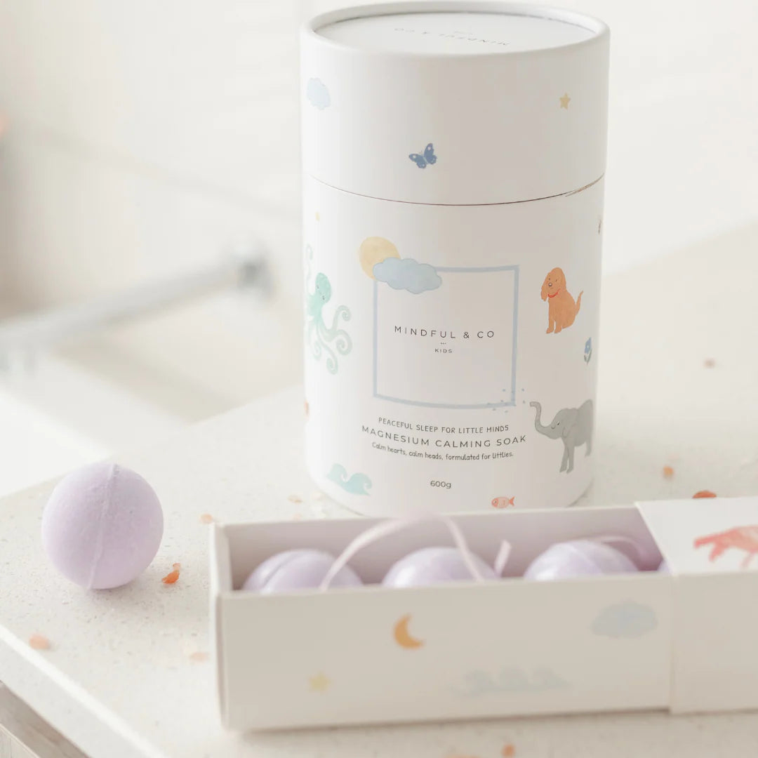 Mindful & Co Sweet Dream Drops: Lavender & Magnesium Bath Bombs