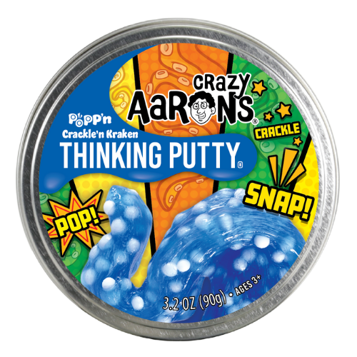 Crazy Aarons Thinking Putty - Popp&#39;n - Crackle&#39;n Kraken