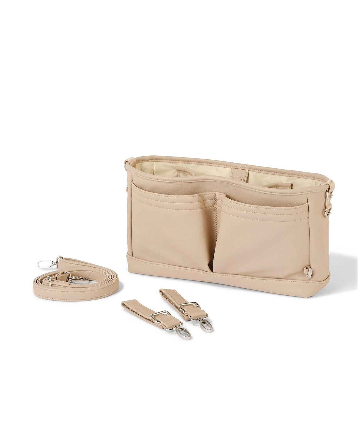 OiOi Stroller Organiser - Oat Dimple