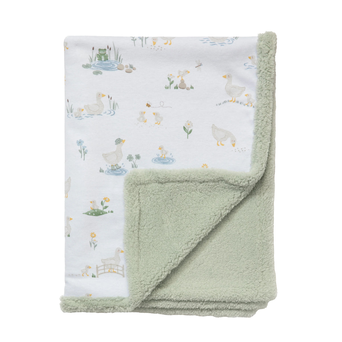 Living Textiles Sherpa Blanket - Goosey Goosey