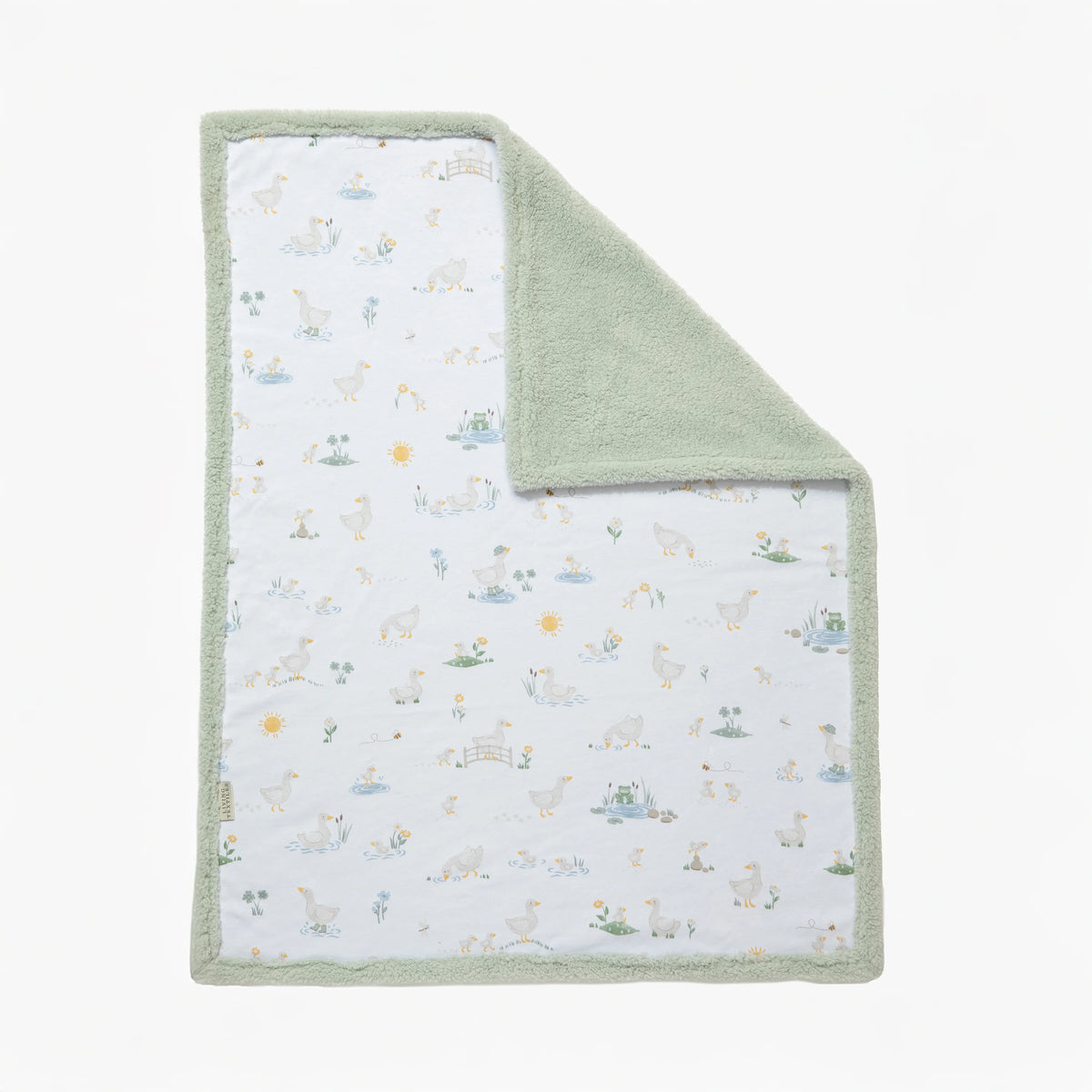 Living Textiles Sherpa Blanket - Goosey Goosey