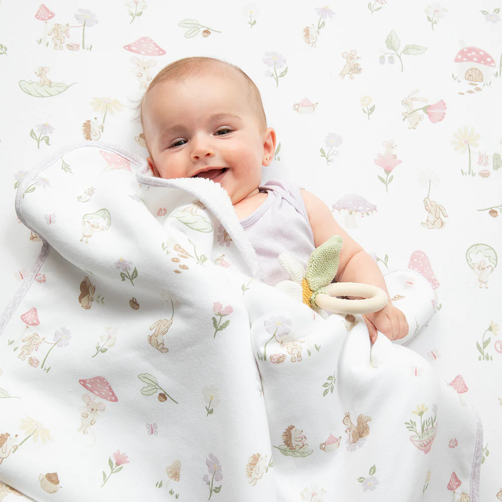 Living Textiles Sherpa Blanket - Whimical Wonderland