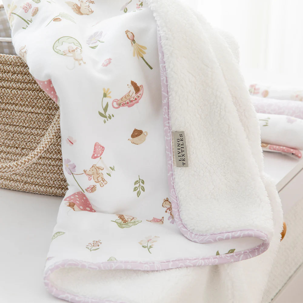 Living Textiles Sherpa Blanket - Whimical Wonderland