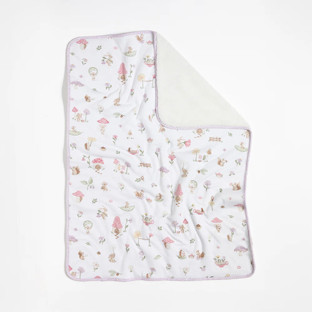 Living Textiles Sherpa Blanket - Whimical Wonderland
