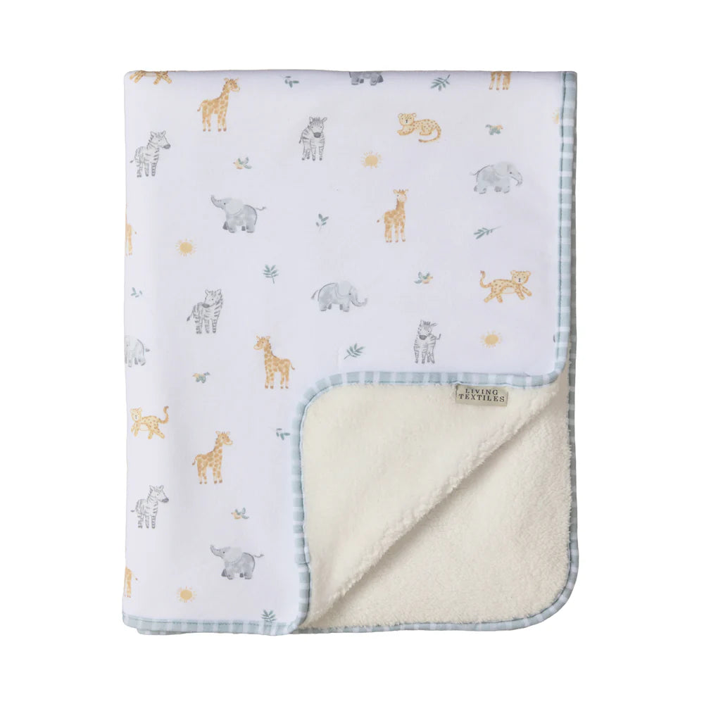 Living Textiles Sherpa Blanket - Roam & Roar