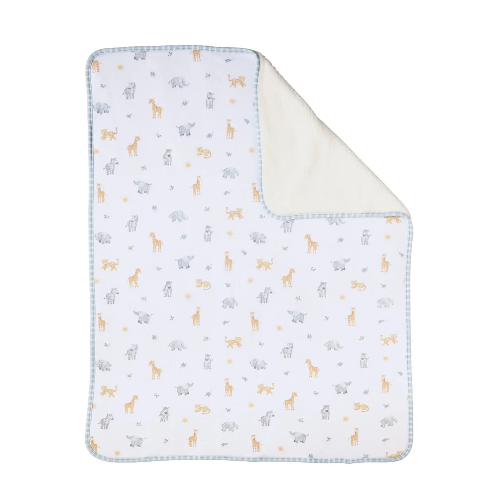 Living Textiles Sherpa Blanket - Roam & Roar