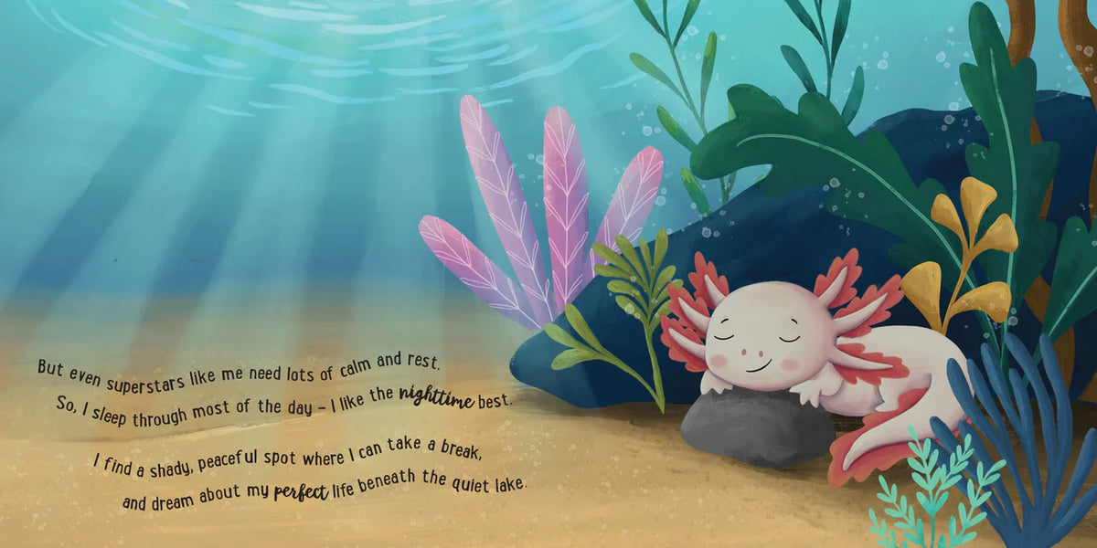 Story Time - Padded Board Book - I Love Being an Axolotl