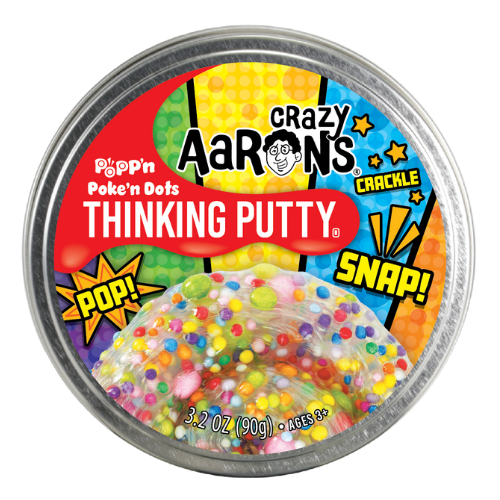 Crazy Aarons Thinking Putty - Popp&#39;n - Poke&#39;n Dots