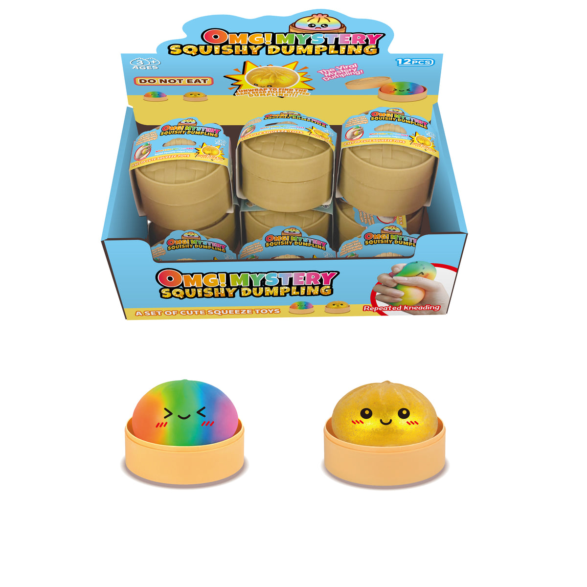 Mystery Multi-Colour Dumpling Squishy 8.5cm