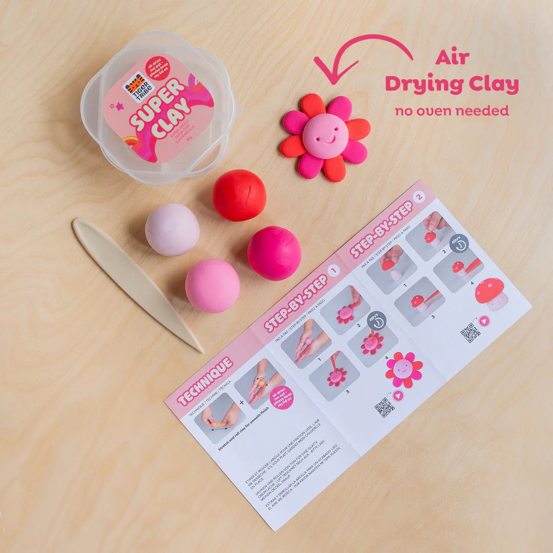 Tiger Tribe Super Clay - Sunset (Red + Pink)