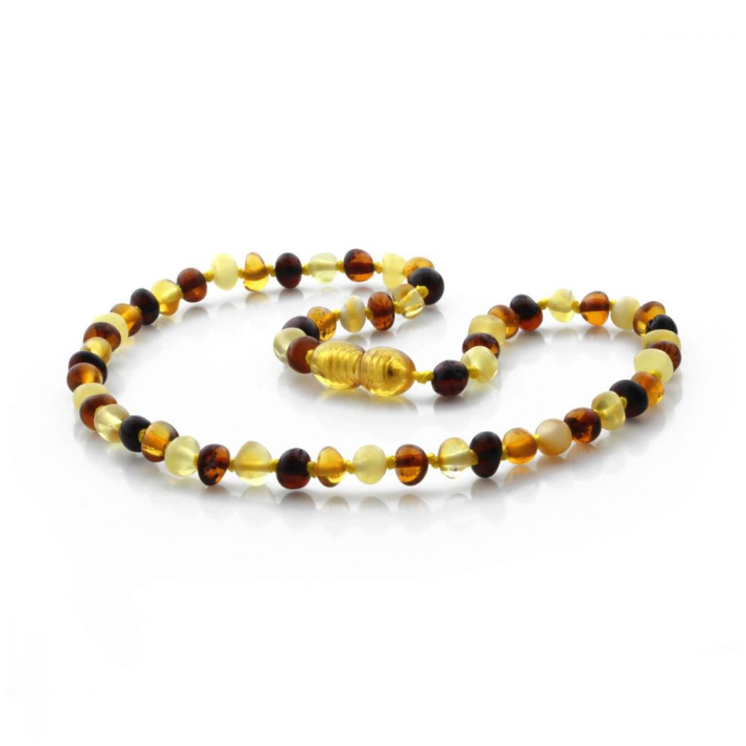 The Amber Centre Baby Amber Necklace - Mixed Colours