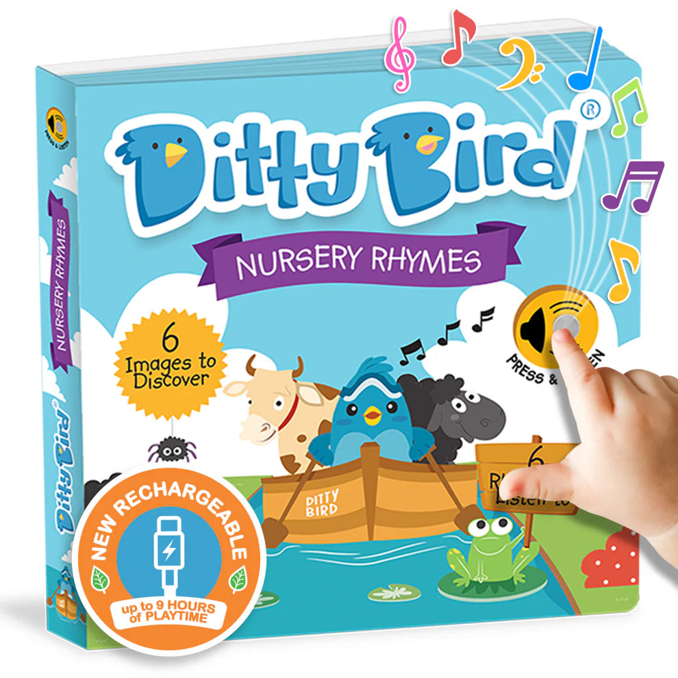 Ditty Bird Rechargeable Book - Nursery Rhymes
