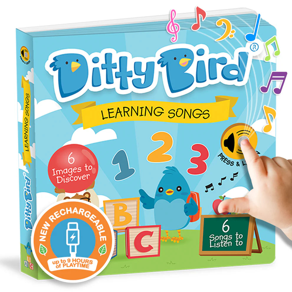 Ditty Bird Rechargeable Book - Learning Songs
