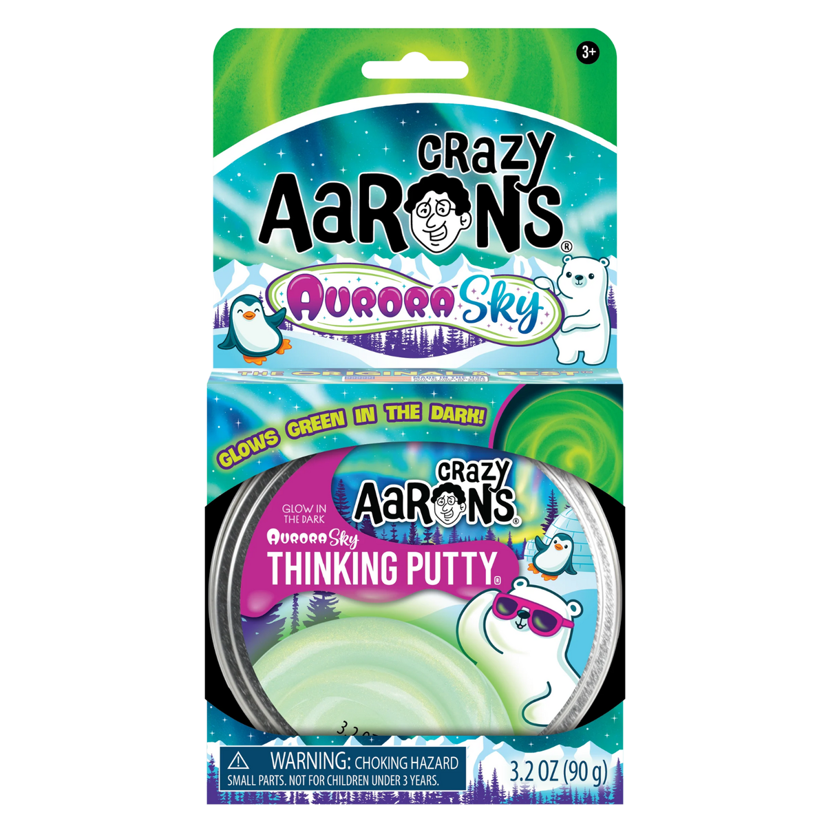 Crazy Aarons Thinking Putty - Aurora Sky
