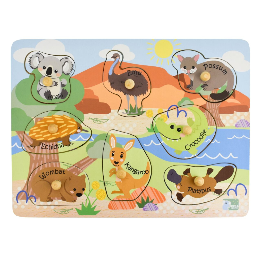 Aussie Animals and their Babies Puzzle