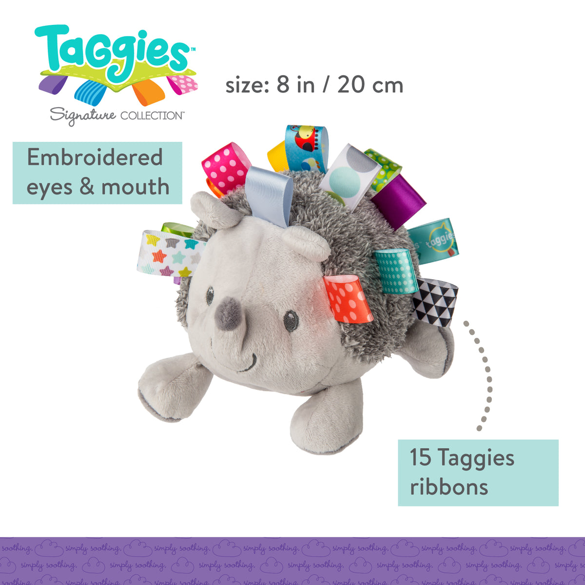 Mary Meyer Taggies Soft Toy - Heather Hedgehog