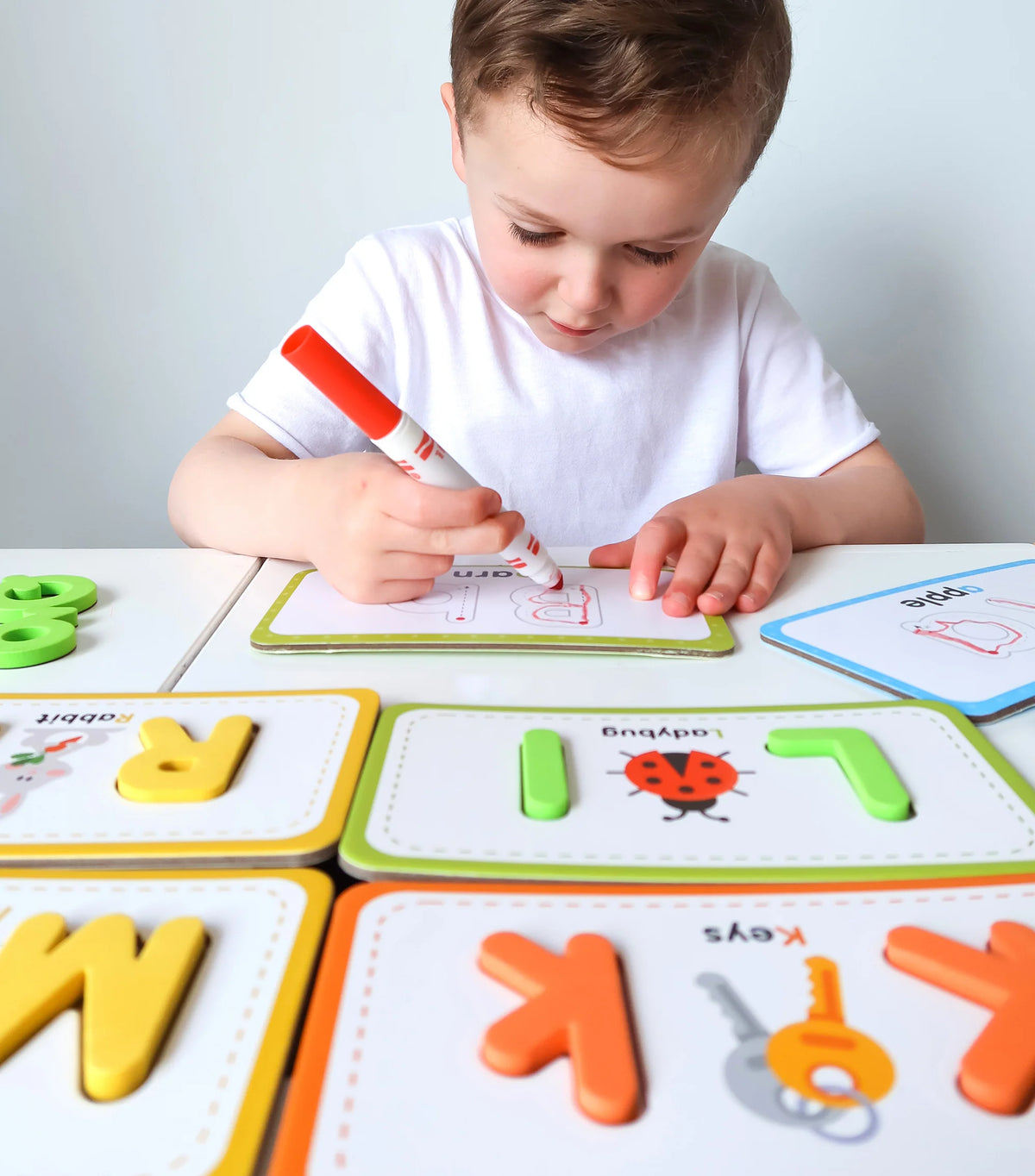 Curious Columbus ABC Flashcards and Alphabet Magnets