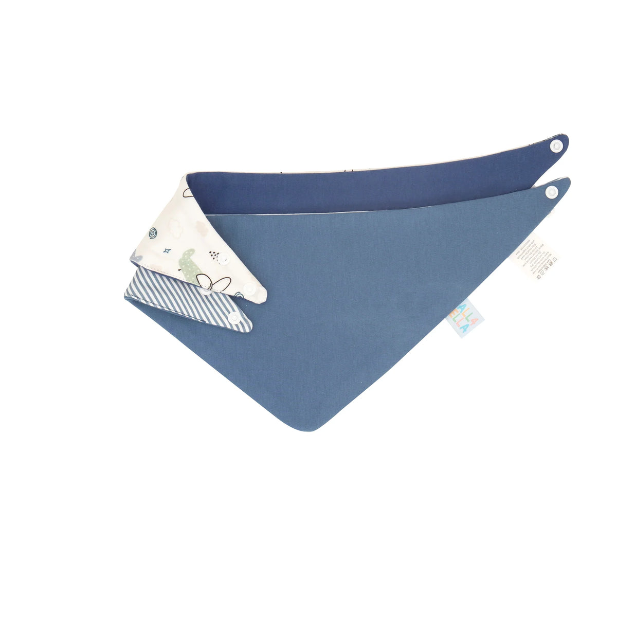 All4Ella Bandana Reversible Bibs 2 Pack - Planes