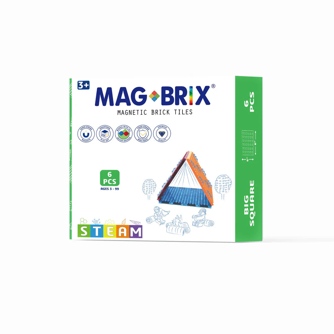 MAGBRIX® 6 PCS Big Squares Set