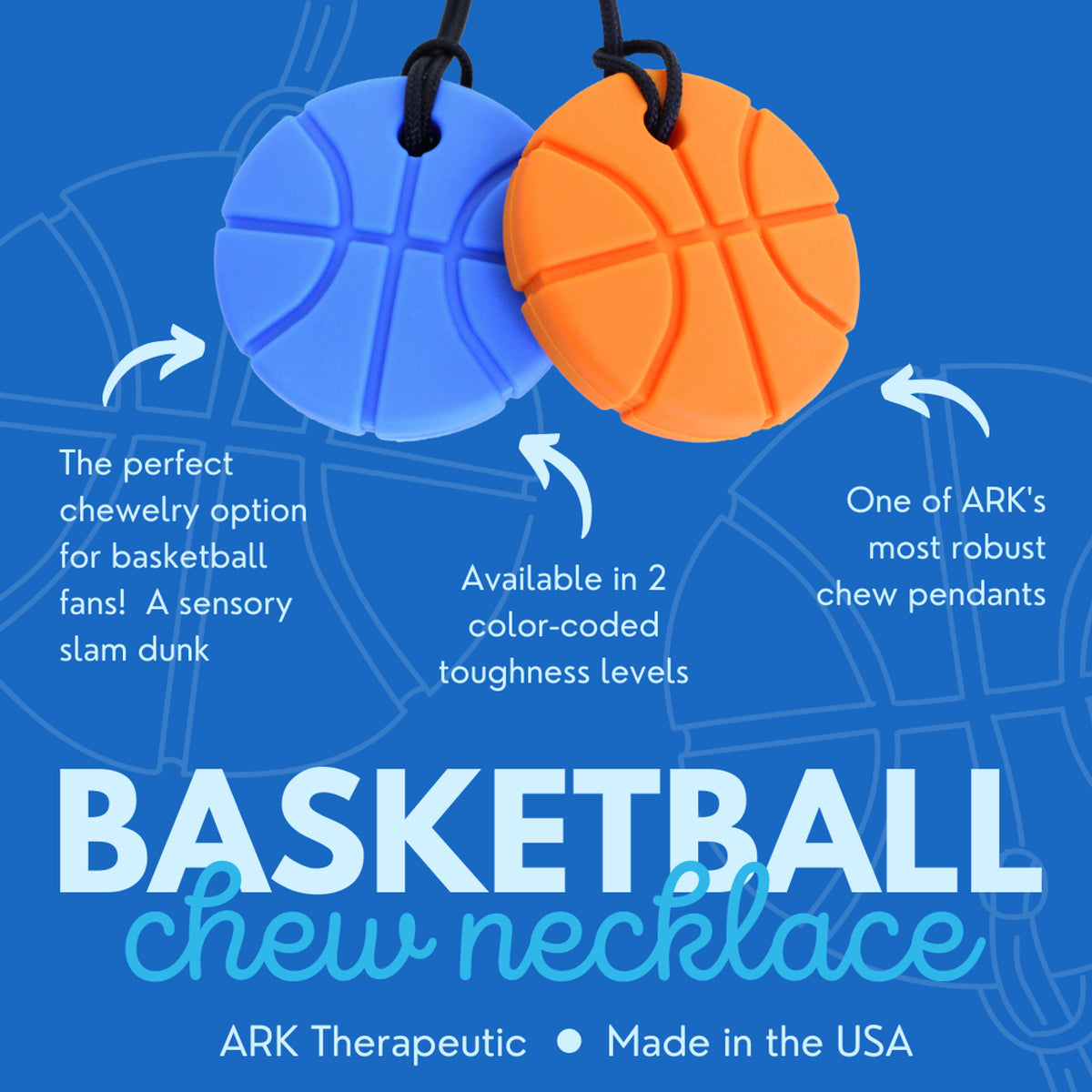 ARK&#39;s Basketball Chew Necklace
