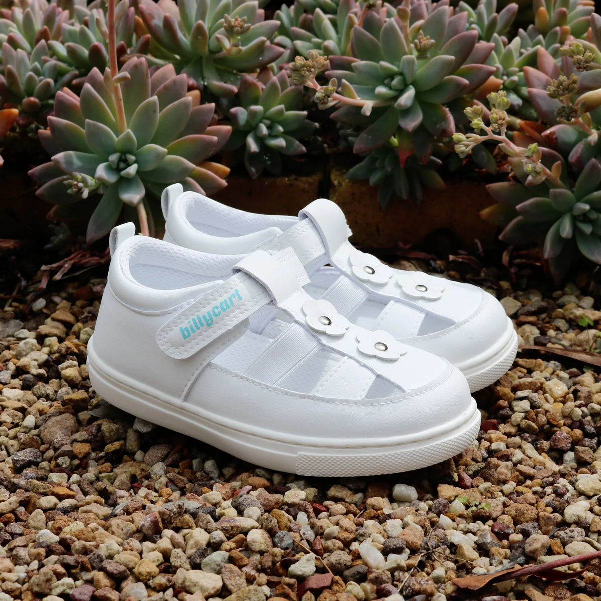 Billycart Layla white toddler girls sandals