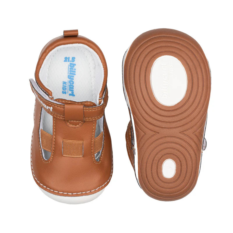 Billycart London tan baby and toddler sandals