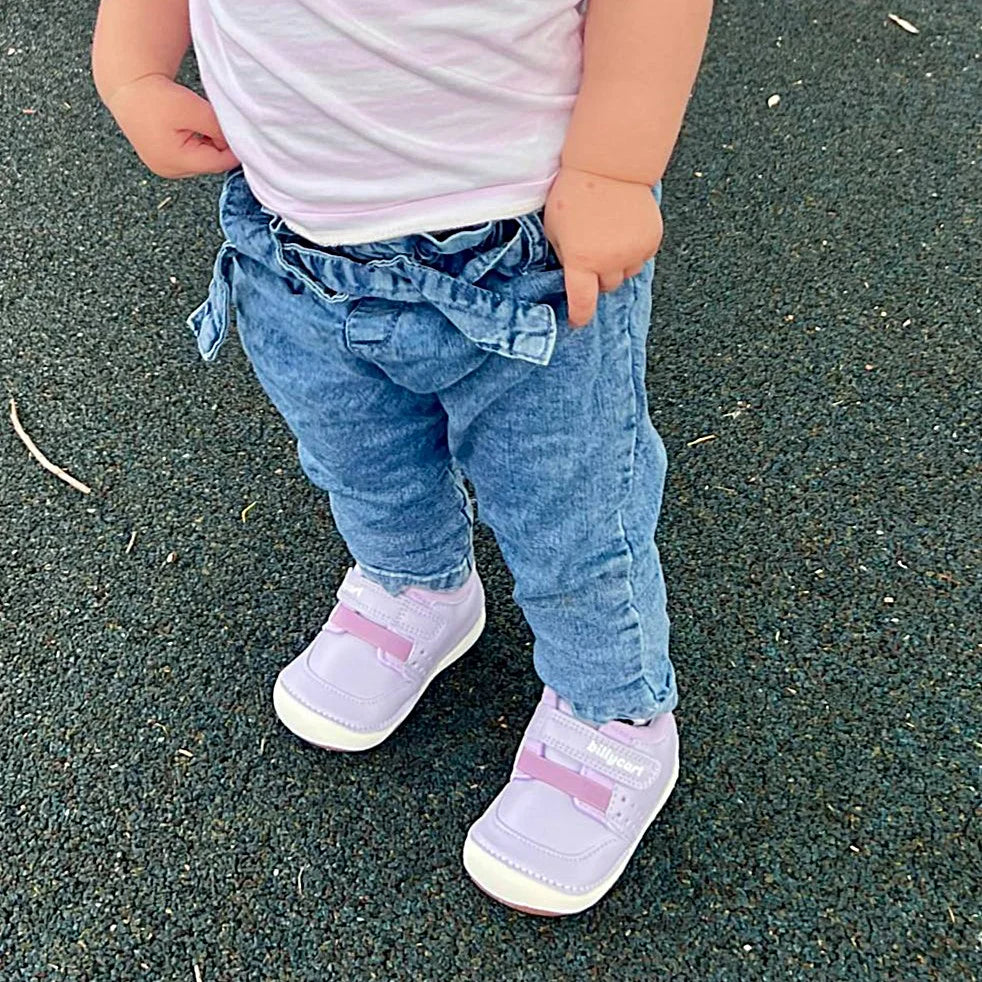 Billycart Sophia purple baby and toddler girls sneakers