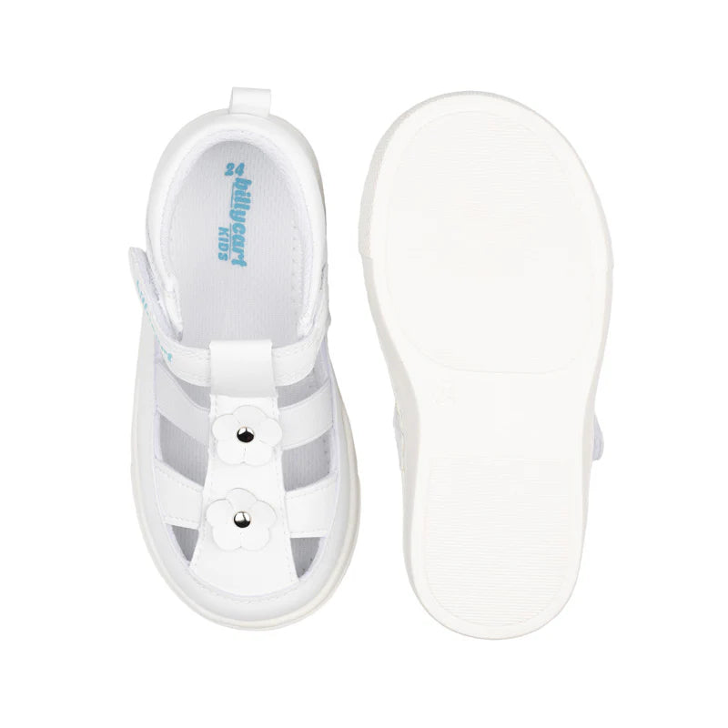 Billycart Layla white toddler girls sandals