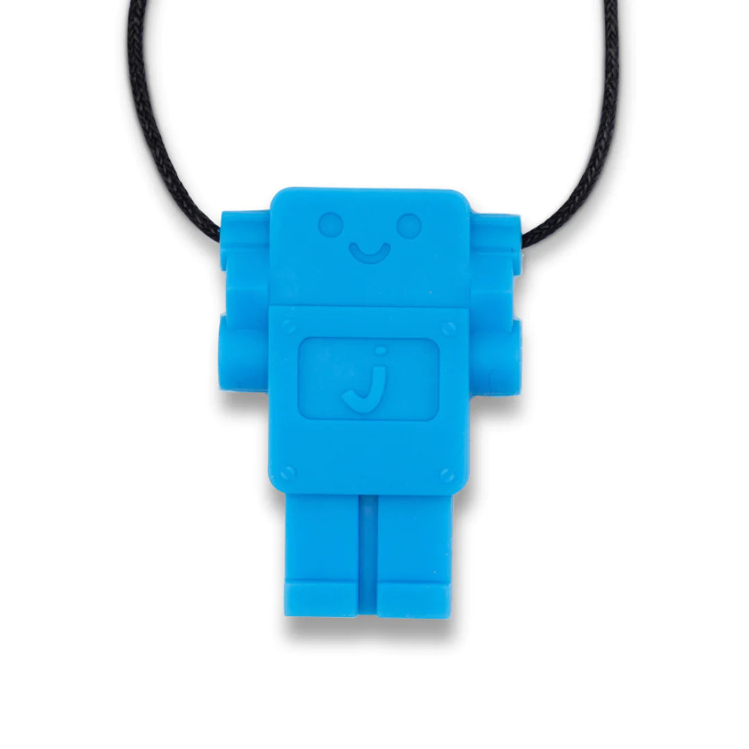 Robot Pendant Necklace -Blue