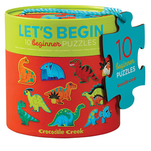 Let's Begin Puzzles 2 pc - Dino