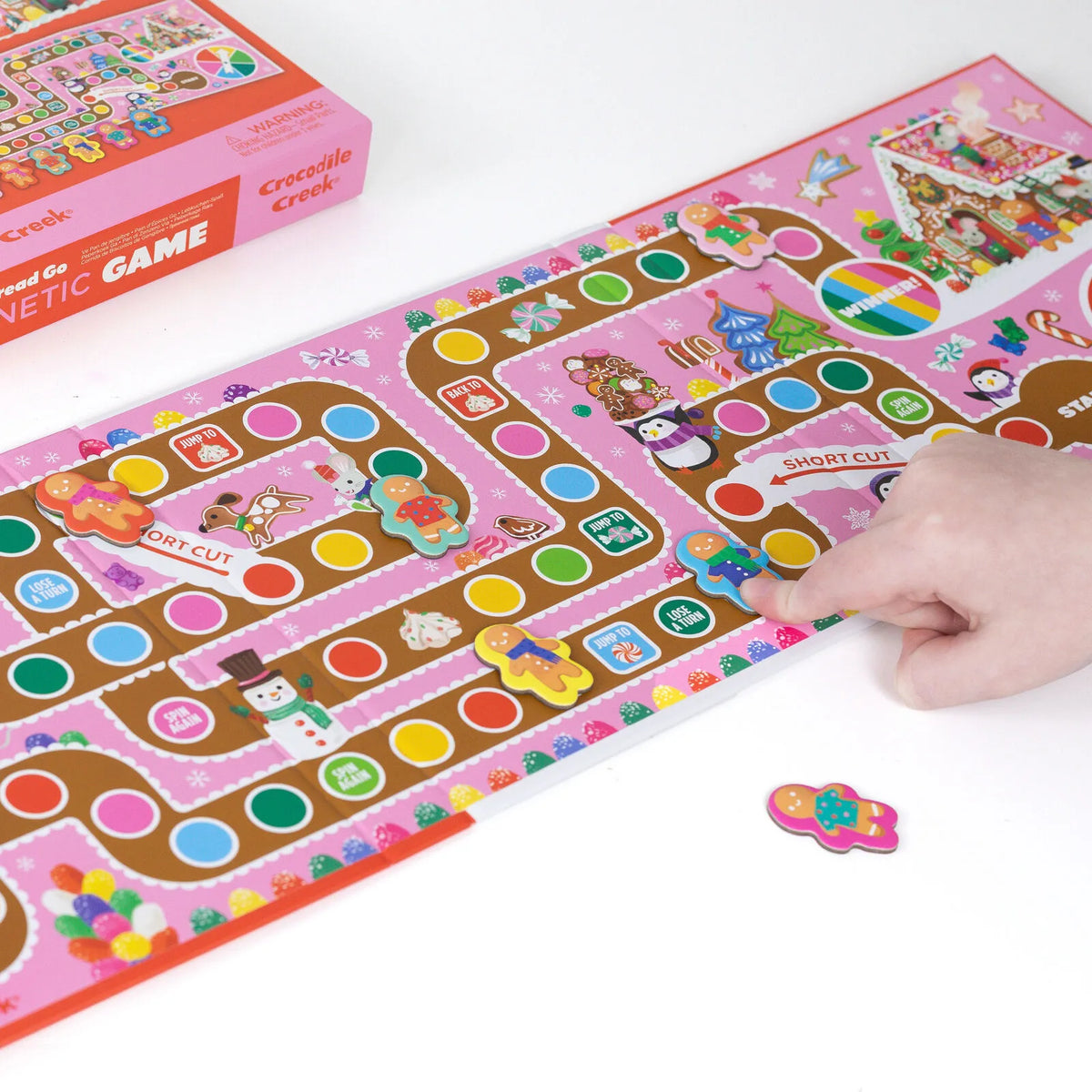 Crocodile Creek - Gingerbread Go Magnetic Game