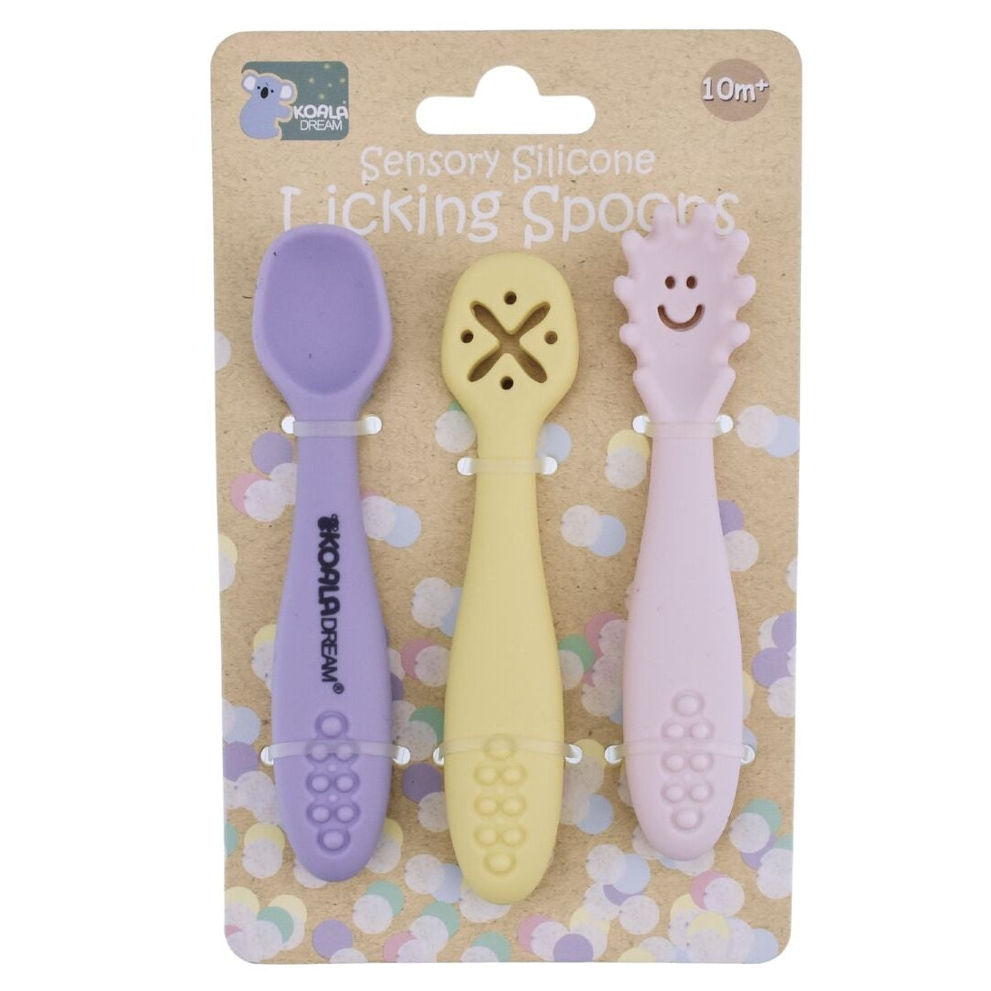 Koala Dream Sensory Silicone Licking Spoons